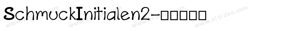 SchmuckInitialen2字体转换
