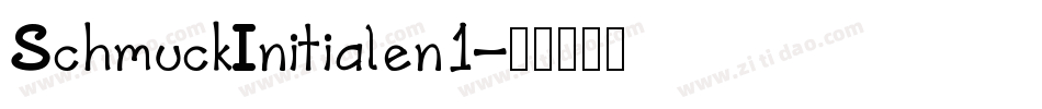 SchmuckInitialen1字体转换