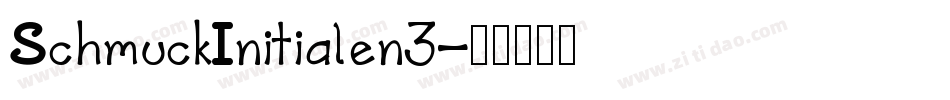 SchmuckInitialen3字体转换