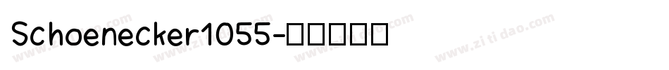 Schoenecker1055字体转换