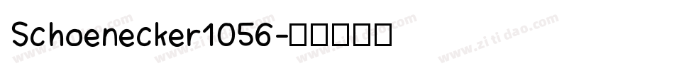 Schoenecker1056字体转换