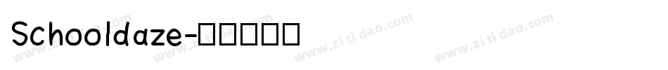 Schooldaze字体转换