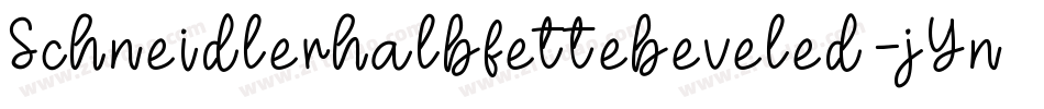 Schneidlerhalbfettebeveled-jYnM字体转换