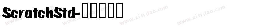 ScratchStd字体转换