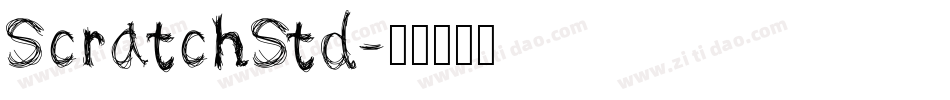 ScratchStd字体转换