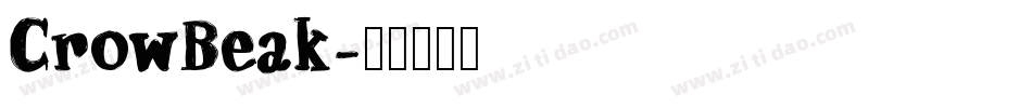 CrowBeak字体转换
