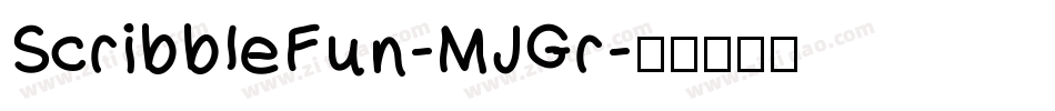 ScribbleFun-MJGr字体转换