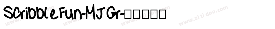 ScribbleFun-MJGr字体转换