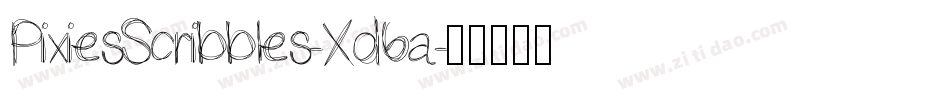 PixiesScribbles-Xd6a字体转换