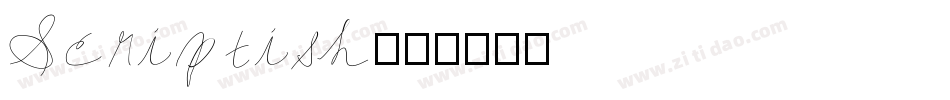 Scriptish字体转换