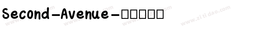 Second-Avenue字体转换