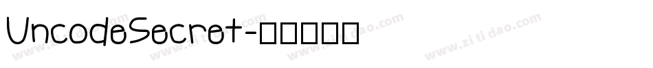 UncodeSecret字体转换