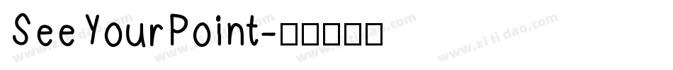 SeeYourPoint字体转换