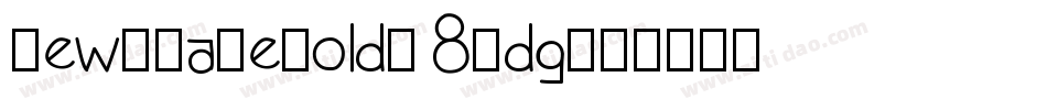 NewShapeBold-8xdg字体转换