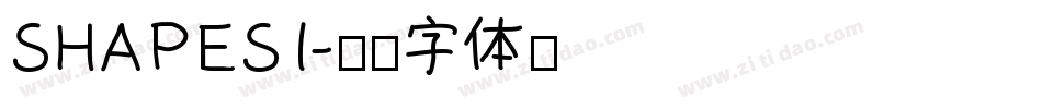 SHAPES1字体转换