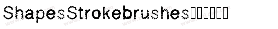 ShapesStrokebrushes字体转换