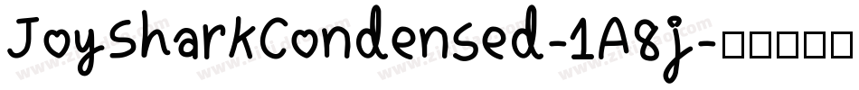 JoySharkCondensed-1A8j字体转换