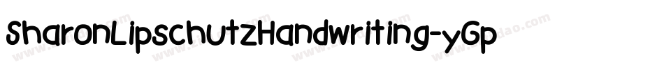 SharonLipschutzHandwriting-yGpe字体转换