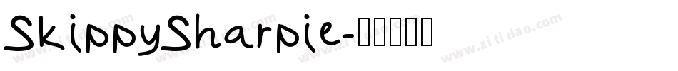 SkippySharpie字体转换