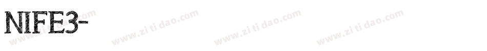 NIFE3字体转换
