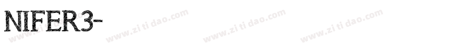NIFER3字体转换
