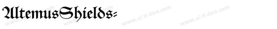 AltemusShields字体转换