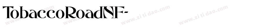 TobaccoRoadNF字体转换