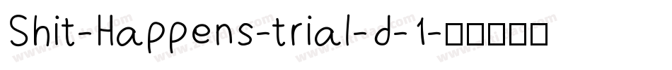 Shit-Happens-trial-d-1字体转换