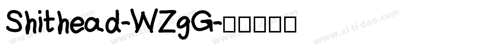 Shithead-WZgG字体转换