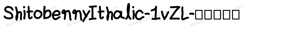 ShitoberryIthalic-1vZL字体转换