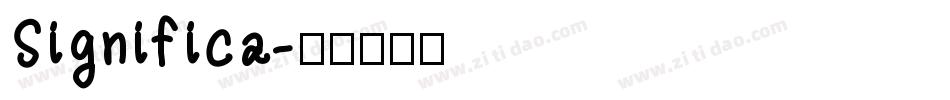 Significa字体转换