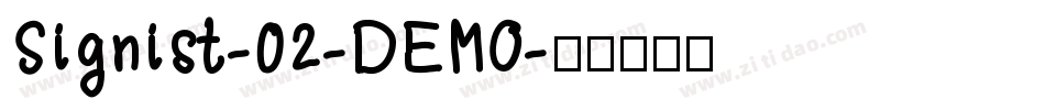 Signist-02-DEMO字体转换
