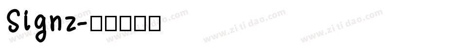 Signz字体转换