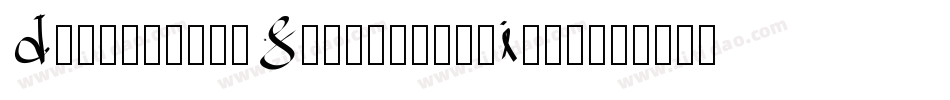 Dhanikans-Signature-Italic-dafont-2字体转换