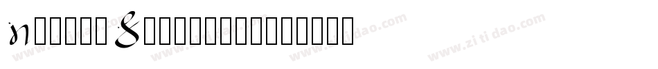 NalikaSignature字体转换