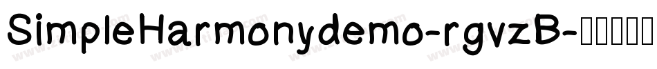 SimpleHarmonydemo-rgvzB字体转换