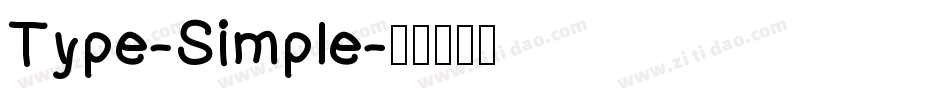 Type-Simple字体转换