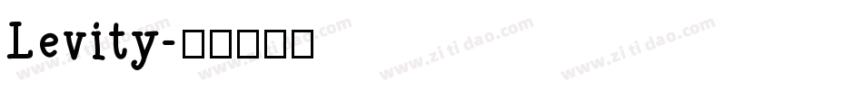 Levity字体转换
