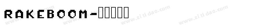 RAKEBOOM字体转换