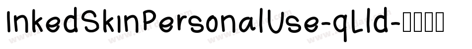 InkedSkinPersonalUse-qLld字体转换