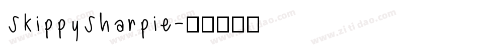SkippySharpie字体转换