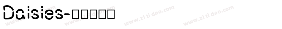 Daisies字体转换