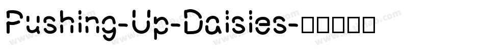 Pushing-Up-Daisies字体转换