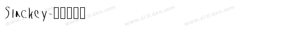Slackey字体转换