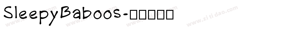 SleepyBaboos字体转换
