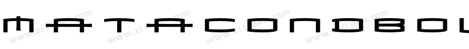 MataCondBold字体转换