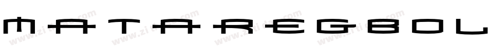 MataRegBold字体转换