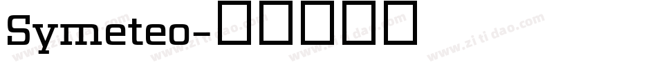 Symeteo字体转换