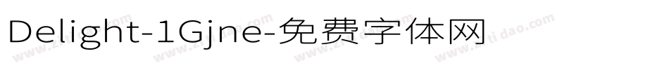 Delight-1Gjne字体转换