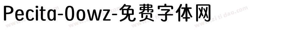 Pecita-0owz字体转换